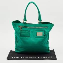 D&G Green Leather Ania Tote