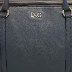 Pre Owned D&G Tricolor Leather Lily Twist Satchel