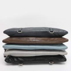 Pre Owned D&G Tricolor Leather Lily Twist Satchel