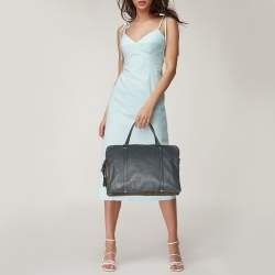 Pre Owned D&G Tricolor Leather Lily Twist Satchel