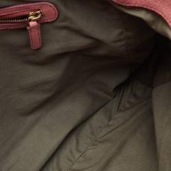 Pre Owned D&G Peach Pink Quilted Leather Lily Glam Tote