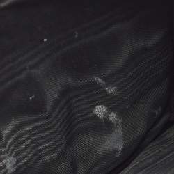 Pre Owned D&G Logo Stitched Grey Leather Trifold Wallet