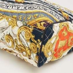 D&G Multicolor Quilted Canvas and Leather Lily Glam Tote 