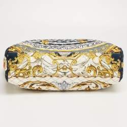 D&G Multicolor Quilted Canvas and Leather Lily Glam Tote 