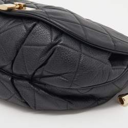 Pre Owned D&G Black Quilted Leather Vlada Crossbody Bag