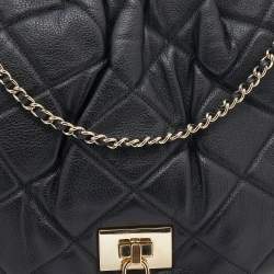Pre Owned D&G Black Quilted Leather Vlada Crossbody Bag