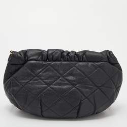 Pre Owned D&G Black Quilted Leather Vlada Crossbody Bag