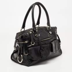Pre Owned D&G Black Leather Emy Satchel