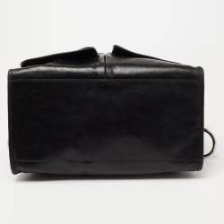 Pre Owned D&G Black Leather Emy Satchel