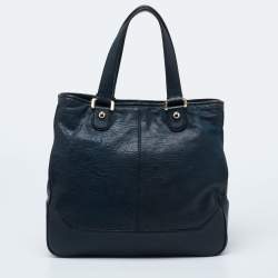 D&G Blue Leather Satchel