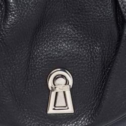 Pre Owned D&G Black Leather Shoulder Bag
