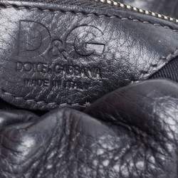 Pre Owned D&G Black Leather Shoulder Bag