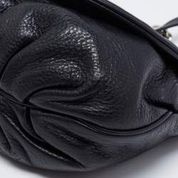 Pre Owned D&G Black Leather Shoulder Bag