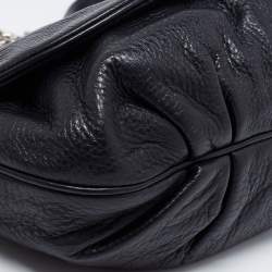 Pre Owned D&G Black Leather Shoulder Bag