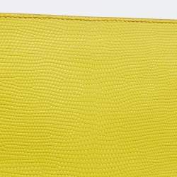 Pre Owned Dolce & Gabbana Yellow Leather Miss Sicily Top Handle Bag