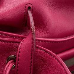 D&G Pink Leather Miss Dolce Top Handle Bag