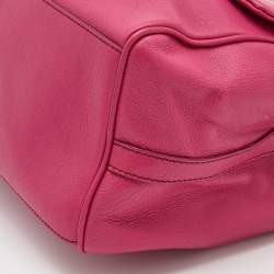 D&G Pink Leather Miss Dolce Top Handle Bag