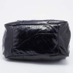 Pre Owned D&G Black Patent Leather Allyson Satchel