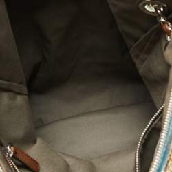 D&G Multicolor Printed Canvas Ania Chain Shoulder Bag