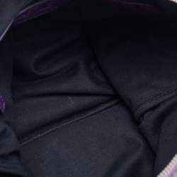 Pre Owned D&G Purple Leather Emy Tote