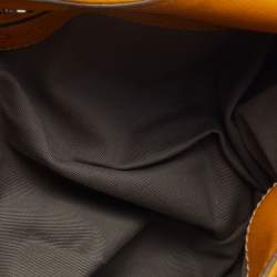 Pre Owned D&G Mustard Yellow Leather Hobo