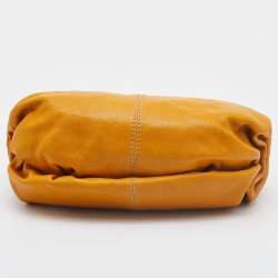 Pre Owned D&G Mustard Yellow Leather Hobo