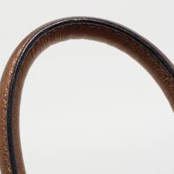 Pre Owned D&G Bronze/Multicolor Leather Lily Satchel