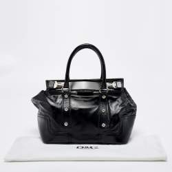 D&G Black Patent Leather Zoe Bag