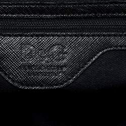 D&G Black Patent Leather Zoe Bag