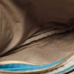 Pre Owned D&G Blue Quilted Leather Lily Glam Shoulder Bag