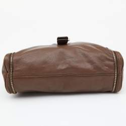 Pre Owned D&G Brown Leather Vilma Bag