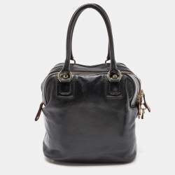 Pre Owned D&G Multicolor Leather Lily Bowler Bag