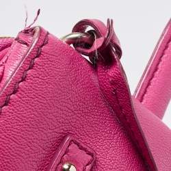 Pre Owned D&G Pink Leather Miss Allyson Shoulder Bag