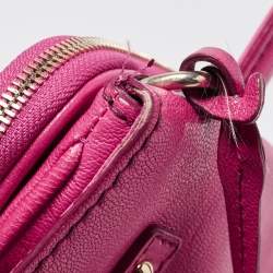 Pre Owned D&G Pink Leather Miss Allyson Shoulder Bag