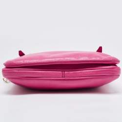 Pre Owned D&G Pink Leather Miss Allyson Shoulder Bag