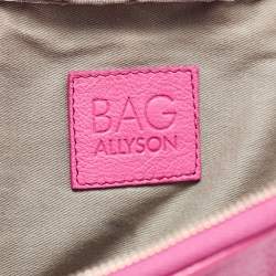 Pre Owned D&G Pink Leather Miss Allyson Shoulder Bag