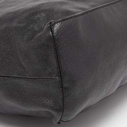 Pre Owned D&G Black Leather Kari Shopper Tote