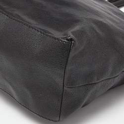 Pre Owned D&G Black Leather Kari Shopper Tote