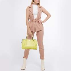 D&G Tri Color Leather Lily Twist Laptop Bag