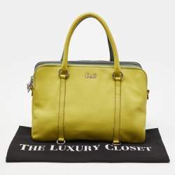 D&G Tri Color Leather Lily Twist Laptop Bag
