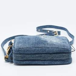 Pre Owned D&G Blue Denim Lily Crossbody Bag