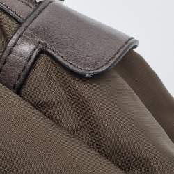 D&G Grey Nylon and Leather Mila Bag