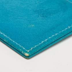 D&G Turquoise Blue Leather Card Holder