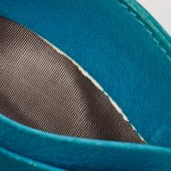 D&G Turquoise Blue Leather Card Holder