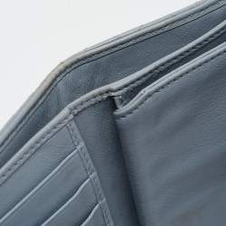 D&G Light Blue Quilted Leather Continental Wallet