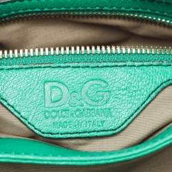 D&G Green Leather Ania Shoulder Bag