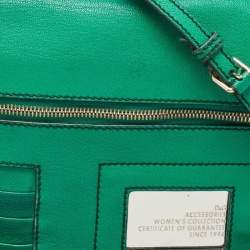 D&G Green Leather Ania Shoulder Bag