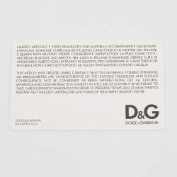 Pre Owned D&G Black Leather Strappy Slingback Sandals Size 39