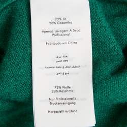 Diane Von Furstenberg Fall Green Wool Blend Astrid Dress L