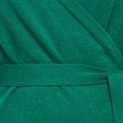 Diane Von Furstenberg Fall Green Wool Blend Astrid Dress L